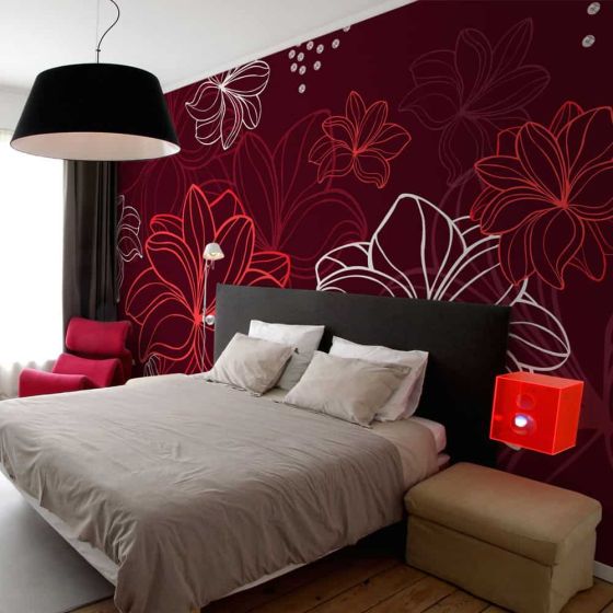 Vernal flora fotostat - flot foto tapet til væggen