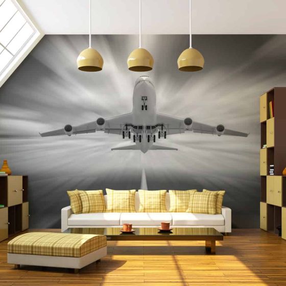 Mod skyerne fotostat - flot foto tapet til væggen