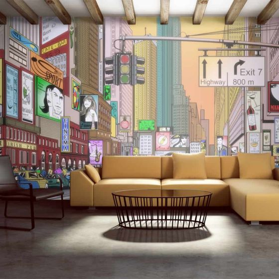 Rush hour - NY fotostat - flot foto tapet til væggen