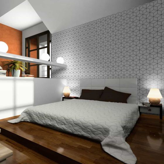 Cubes - tekstur fotostat - flot foto tapet til væggen