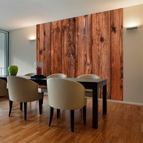 Imitation - wood fotostat - flot foto tapet til væggen