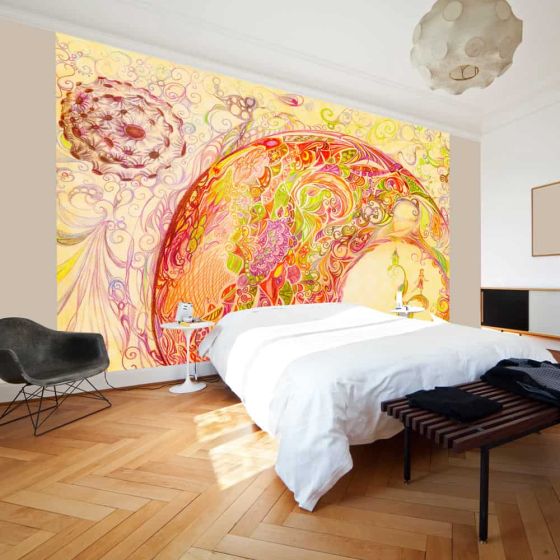 Oriental design fotostat - flot foto tapet til væggen