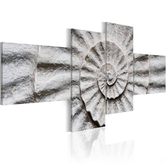 Stone shell canvas print - flot billede på lærred