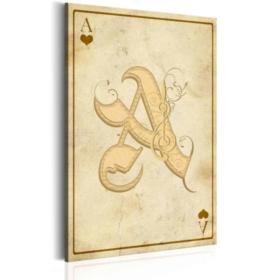 Winning Card canvas print - flot billede på lærred