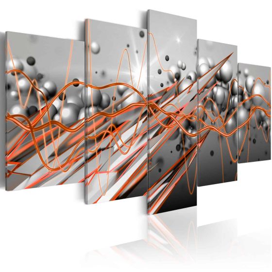 Orange Stream canvas print - flot billede på lærred