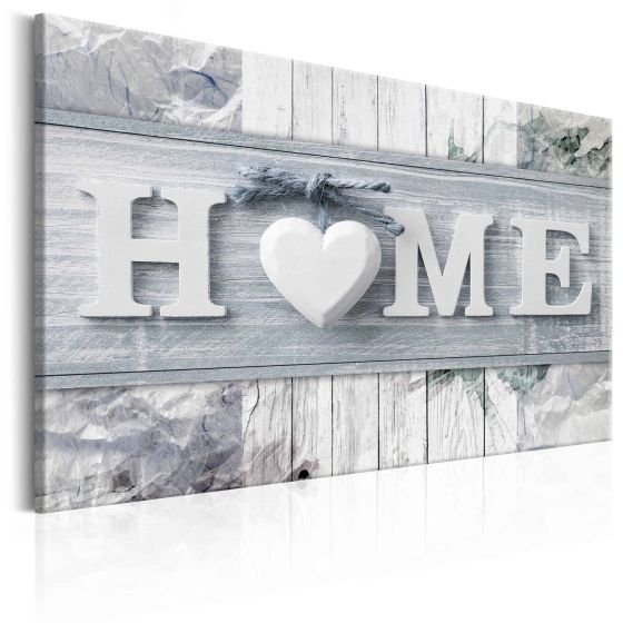 Home: Winter House canvas print - flot billede på lærred
