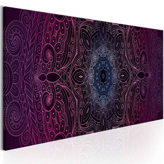 Purple Mandala canvas print - flot billede på lærred
