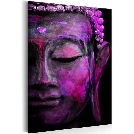 Pink Buddha canvas print - flot billede på lærred