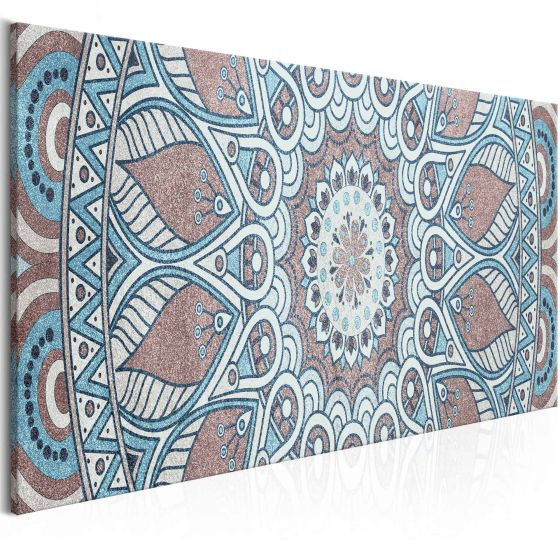 Oriental Circle (1 del)  canvas print - flot billede på lærred