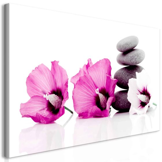 Hawaiiblomst (1 del) Pink canvas print - flot billede på lærred