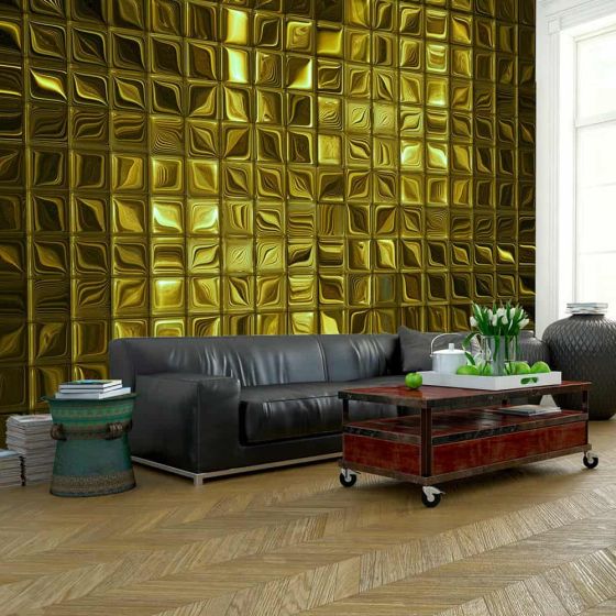 Golden Afterglow fotostat - flot foto tapet til væggen