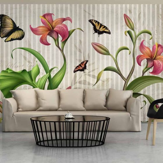 Vintage - meadow fotostat - flot foto tapet til væggen