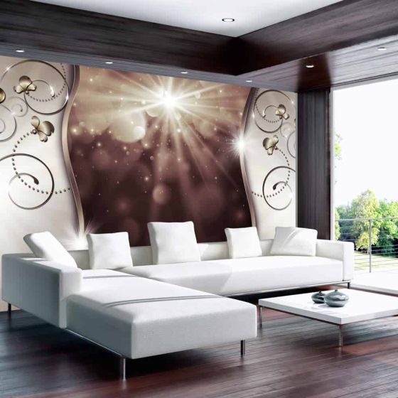 Rays of the sun fotostat - flot foto tapet til væggen