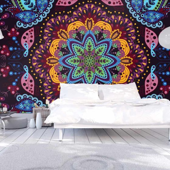 Colorful kaleidoscope fotostat - flot foto tapet til væggen