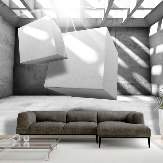 Dancing Squares fotostat - flot foto tapet til væggen