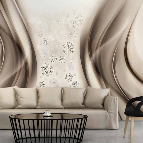 Diamond rain fotostat - flot foto tapet til væggen