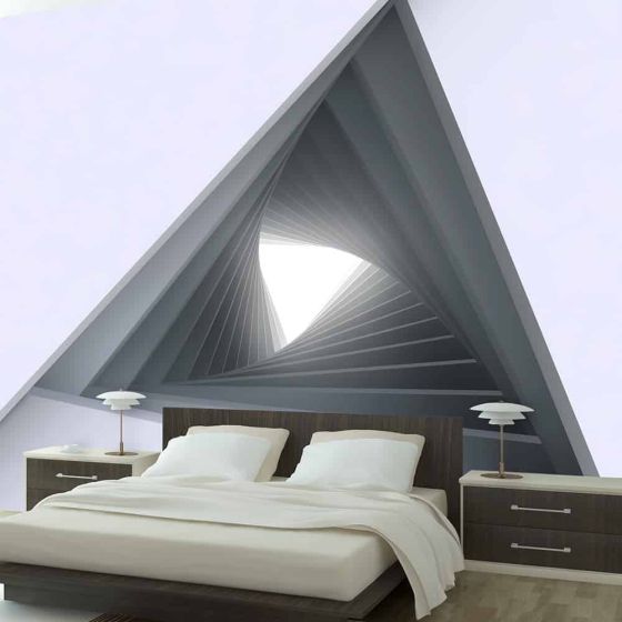 Tunnel to the future fotostat - flot foto tapet til væggen