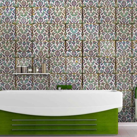 Dance of colors tapet - flot tapet til væggen