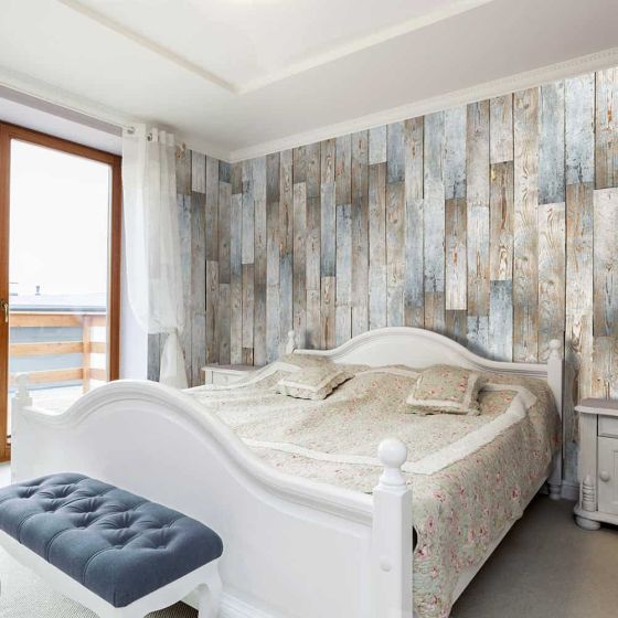 Old floor tapet - flot tapet til væggen