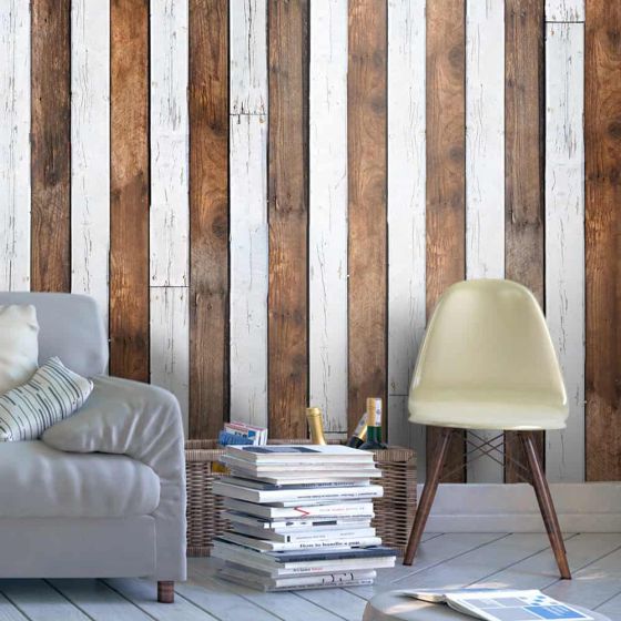 Chocolate duo tapet - flot tapet til væggen