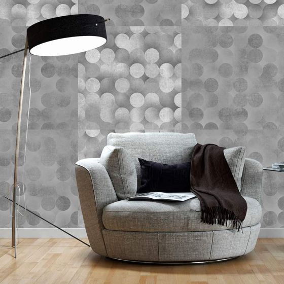 Light Grey Rain tapet - flot tapet til væggen