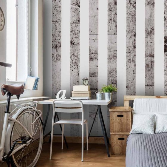 Styling of Concrete tapet - flot tapet til væggen