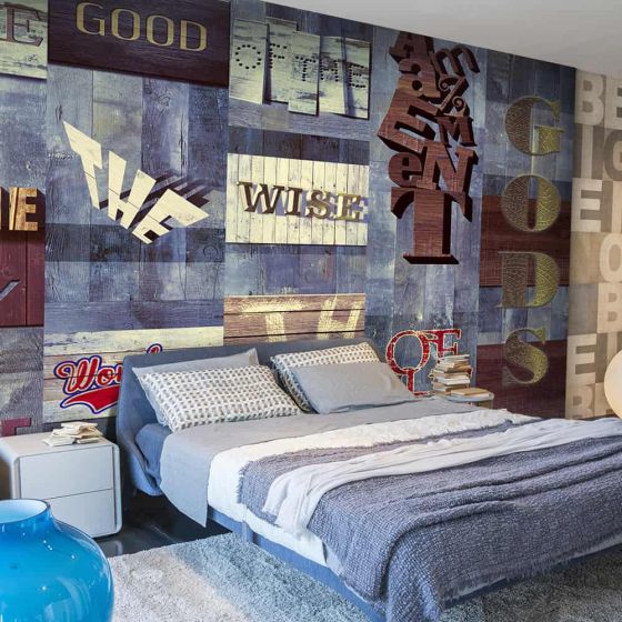 Plato - Universal Message tapet - flot tapet til væggen