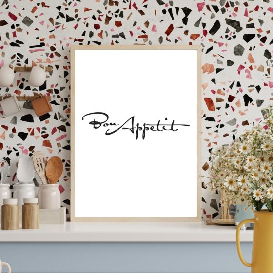 Bon appetit billede - Flot print til boligen
