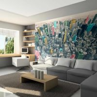 New Yorks farverige refleksioner fotostat - flot foto tapet til væggen