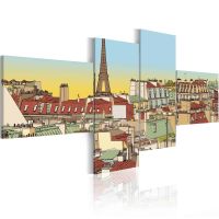 Fabulous Paris canvas print - flot billede på lærred