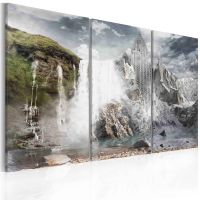 Process of urbanization canvas print - flot billede på lærred