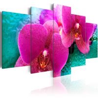 Exotic orchids canvas print - flot billede på lærred
