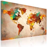 Painted World canvas print - flot billede på lærred