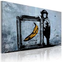 Inspired by Banksy canvas print - flot billede på lærred