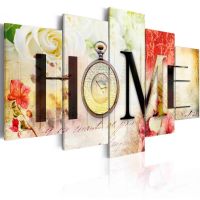 House of flowers canvas print - flot billede på lærred