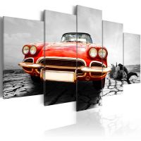 Scarlet arrow canvas print - flot billede på lærred