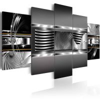 Rhythm of platinum canvas print - flot billede på lærred