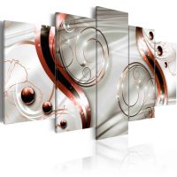 Platinum nymph canvas print - flot billede på lærred