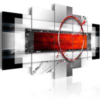 Carmine missile canvas print - flot billede på lærred