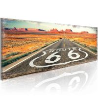 Straight road canvas print - flot billede på lærred