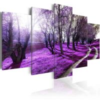 Lavender orchard canvas print - flot billede på lærred