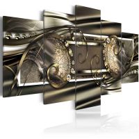 Golden beans canvas print - flot billede på lærred