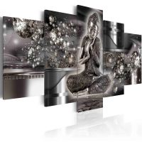 Silver Serenity canvas print - flot billede på lærred