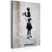 Bomb Hugger by Banksy canvas print - flot billede på lærred