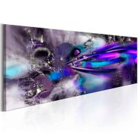 Purple Comet canvas print - flot billede på lærred