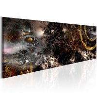 Golden Galaxy canvas print - flot billede på lærred