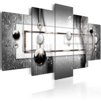 Grey Symmetry canvas print - flot billede på lærred