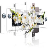 Mechanical Orchid canvas print - flot billede på lærred