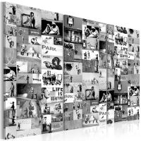 Banksy: Graffiti Collage III canvas print - flot billede på lærred