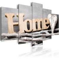 Home: Forest Cottage canvas print - flot billede på lærred